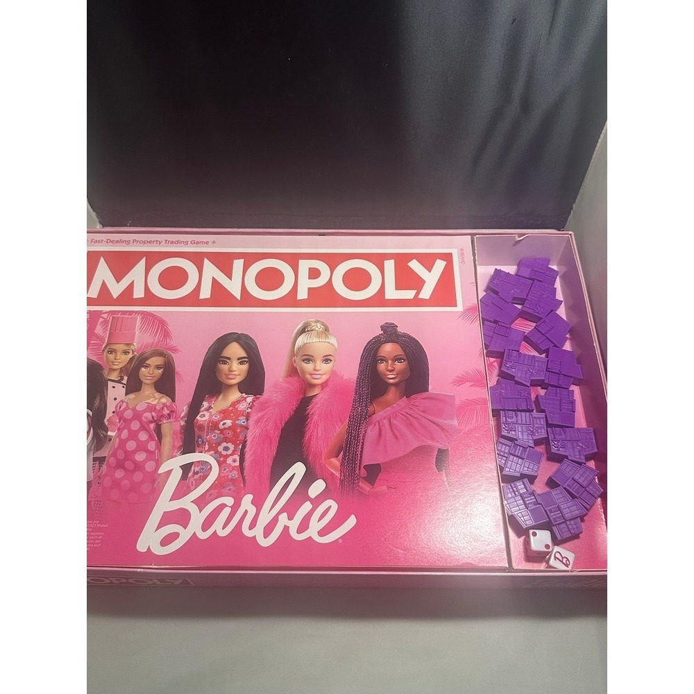 Barbie Monopoly Board Game Hasbro Gaming G0038 Pink Edition 2023 Complete - Picture 3 of 12